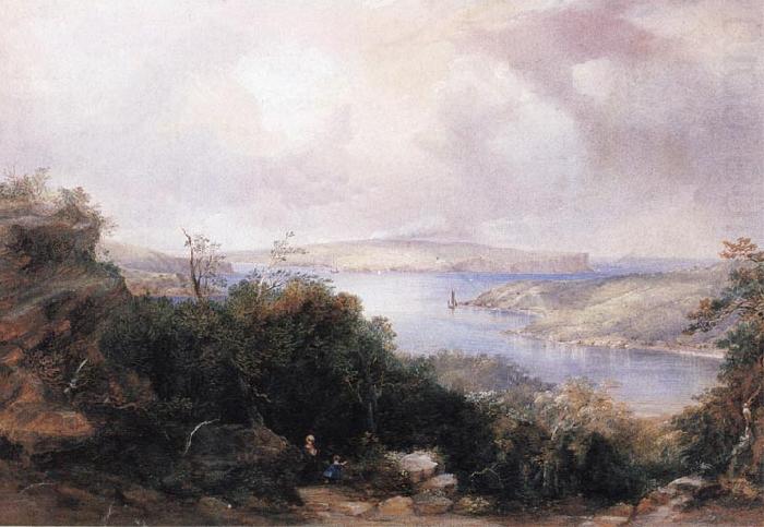 Conrad Martens Sydney Harbour Looking Towards the North End china oil painting image